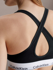 Icon Cotton 集中型低胸內衣, BLACK, hi-res