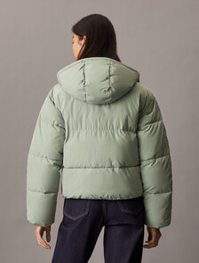 Classic Puffer Jacket, Green Milieu, hi-res