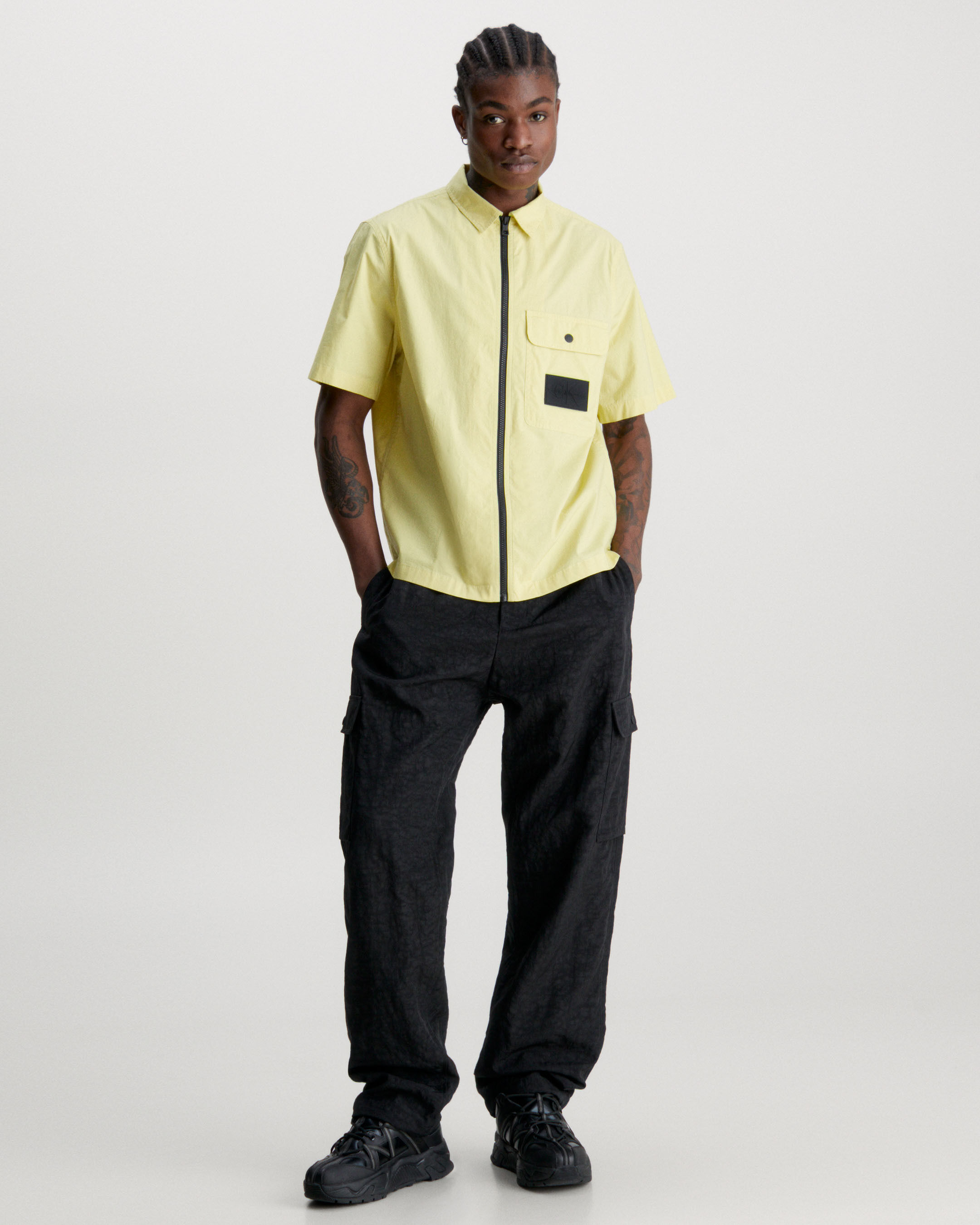 Calvin klein yellow blouse clearance