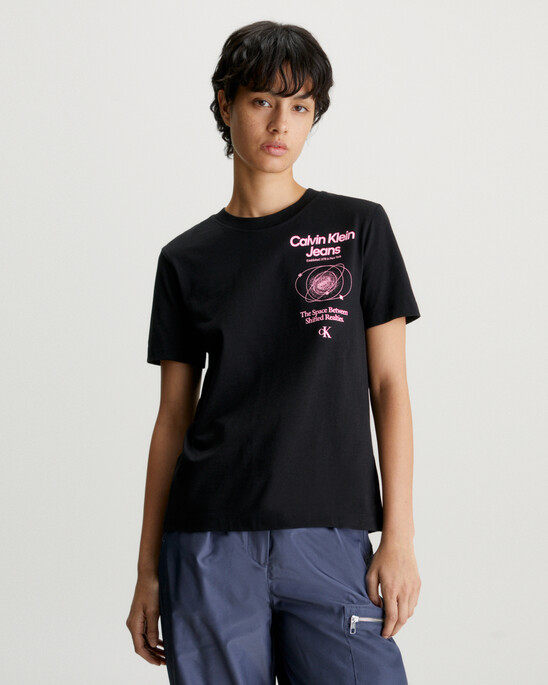 Relaxed Back Print T-Shirt
