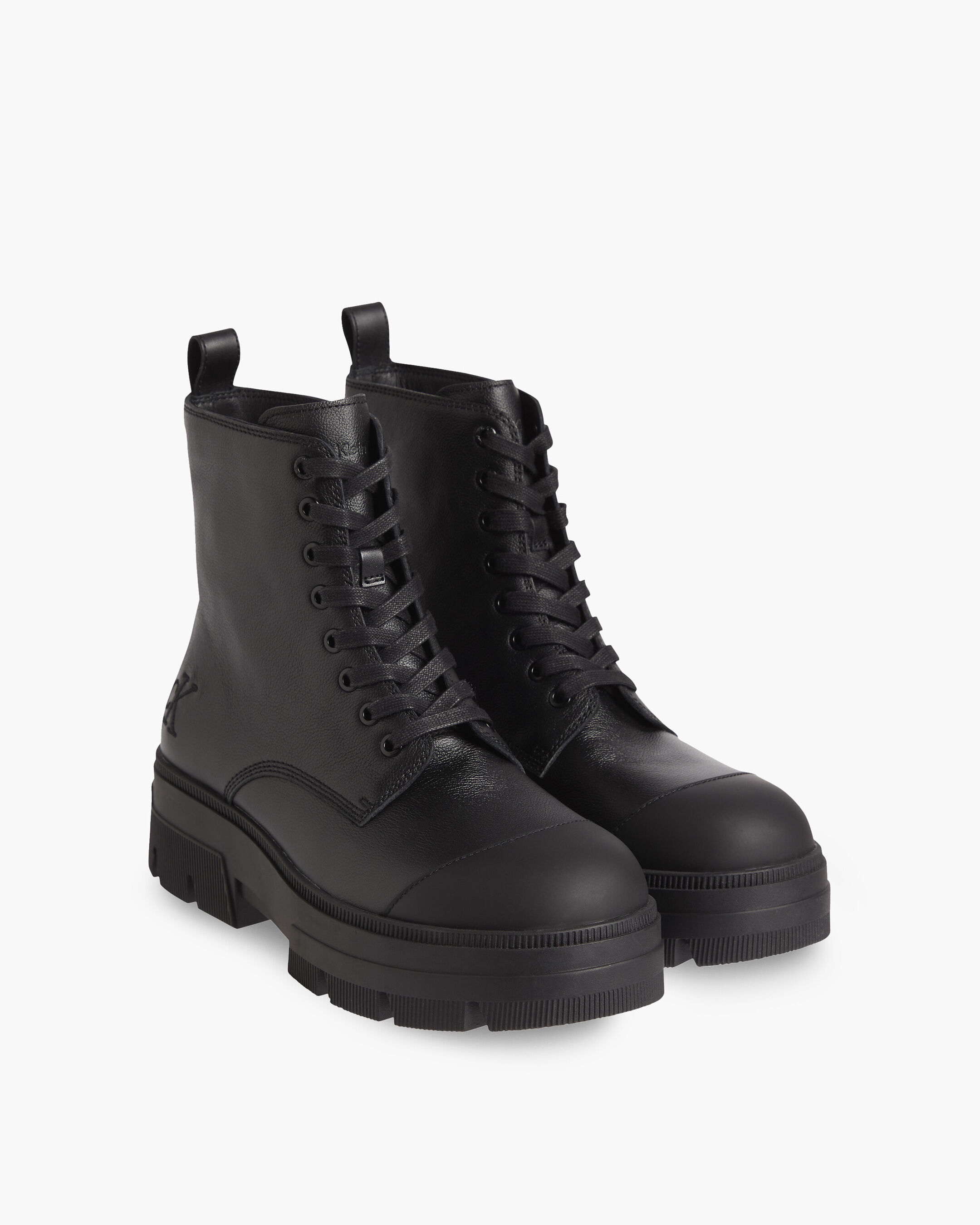 Calvin klein lace up boots clearance