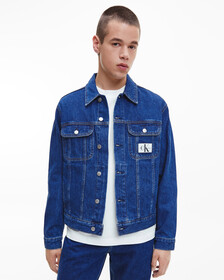 90 年代風格標準版型牛仔外套, Denim Medium, hi-res