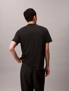 純色 Liquid Touch 液感圓領 T 恤, Black, hi-res