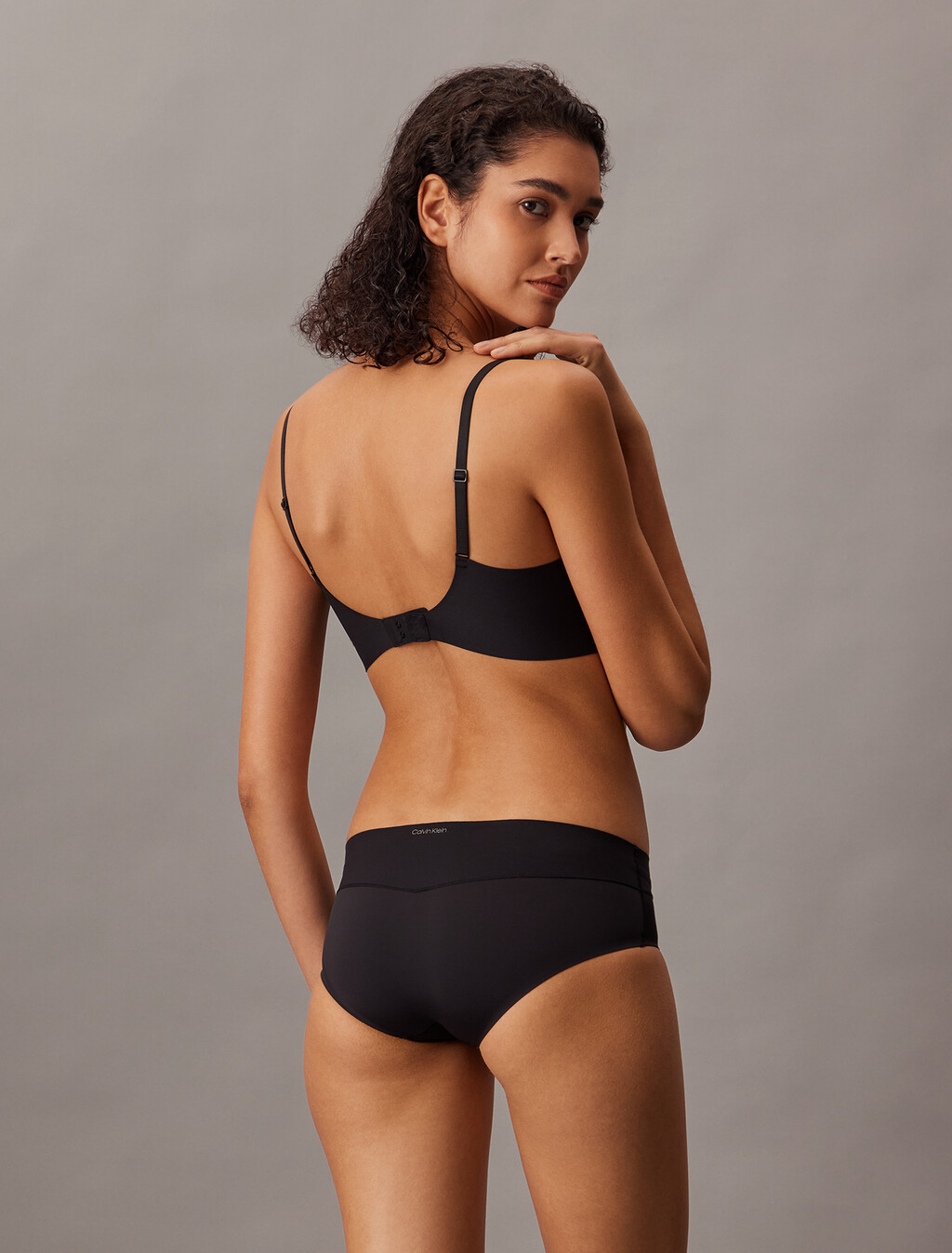 Invisibles Push Up Plunge Bra, Black, hi-res