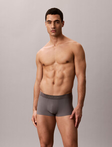 CK Black Low Rise Trunks, Grey Sky, hi-res