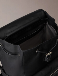 Contrast Flap Backpack, Black, hi-res