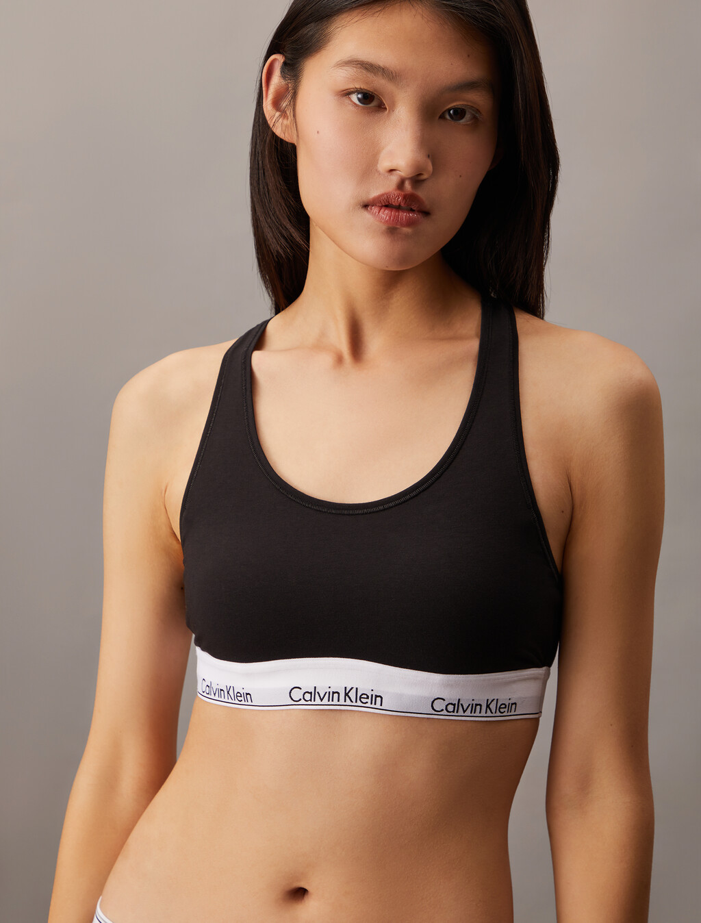Icon Cotton Lightly Lined 無鋼圈內衣, BLACK, hi-res