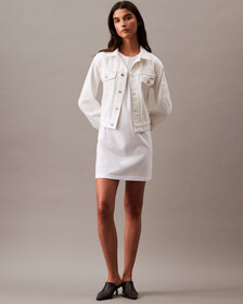 Archive 標誌超貼身 T 恤連身裙, Brilliant White, hi-res
