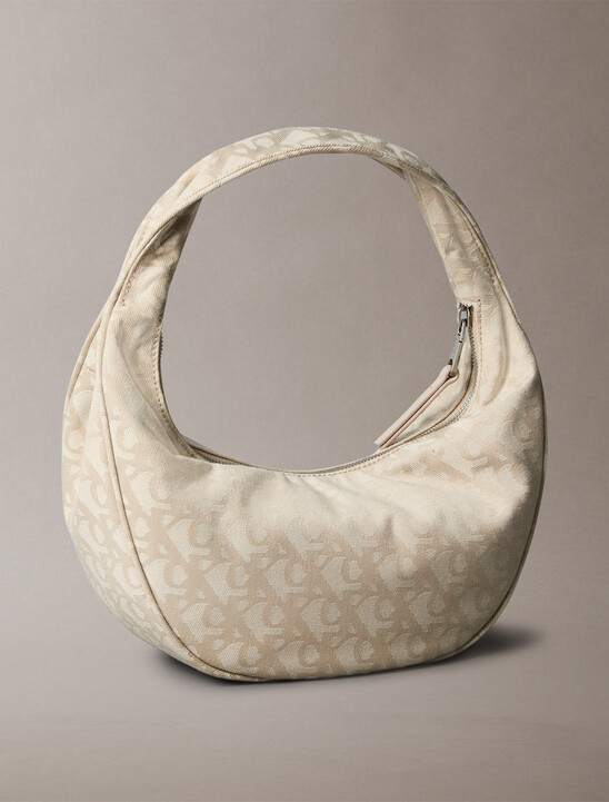 Monogram Crescent Medium Shoulder Bag