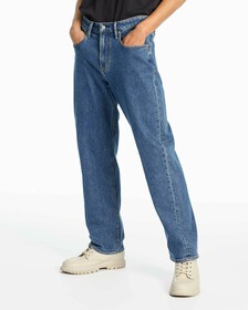 90s Straight Jeans, Mid Blue, hi-res