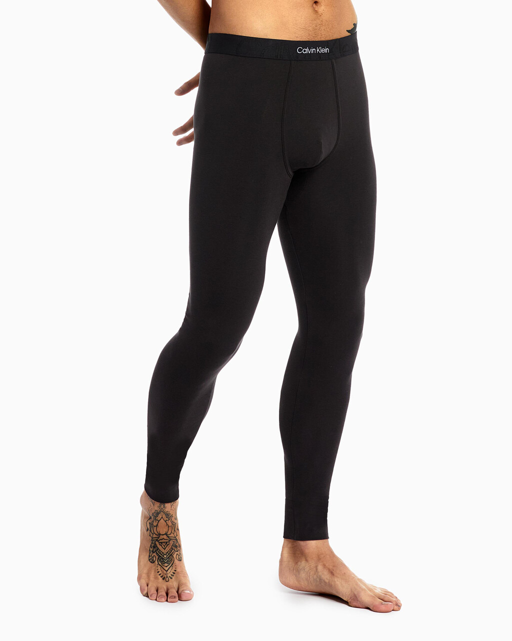 Embossed Icon Long Johns, black