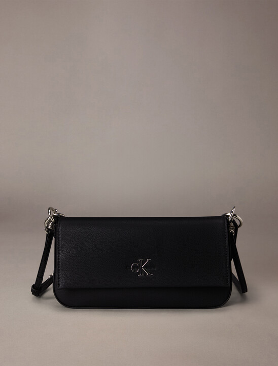 Minimal Monogram 翻蓋單肩袋