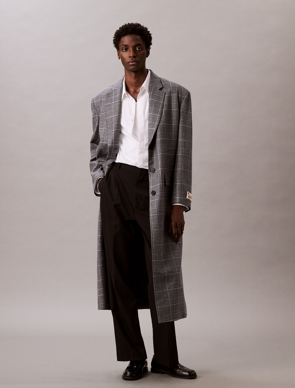 Relaxed Tailored Coat, Titan_Black, hi-res