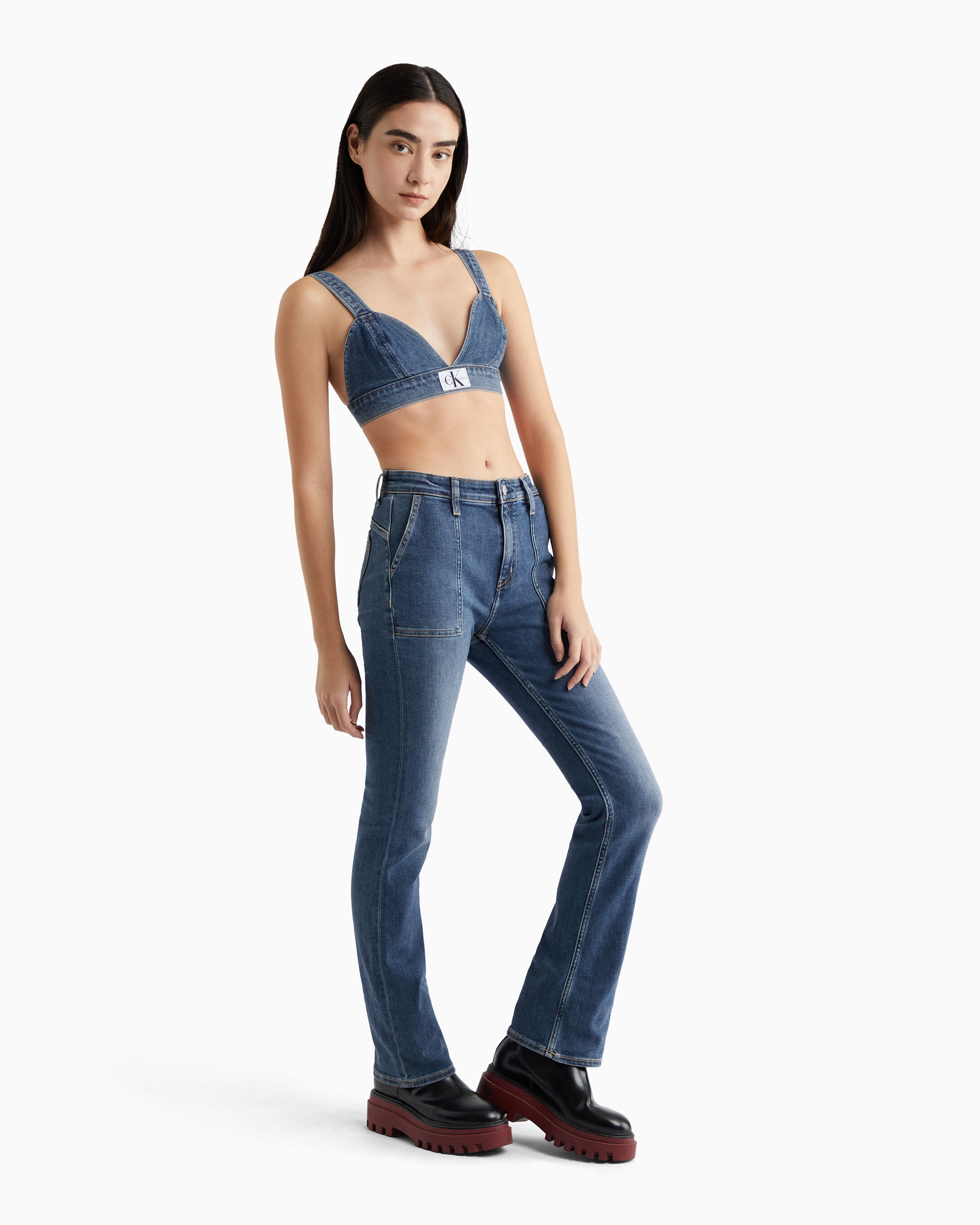 Denim Bralette blue Calvin Klein Hong Kong