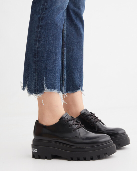 ITALIAN DENIM HIGH RISE SLIM BOOT ANKLE JEANS