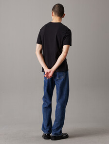 Monogram T-shirt, Black, hi-res