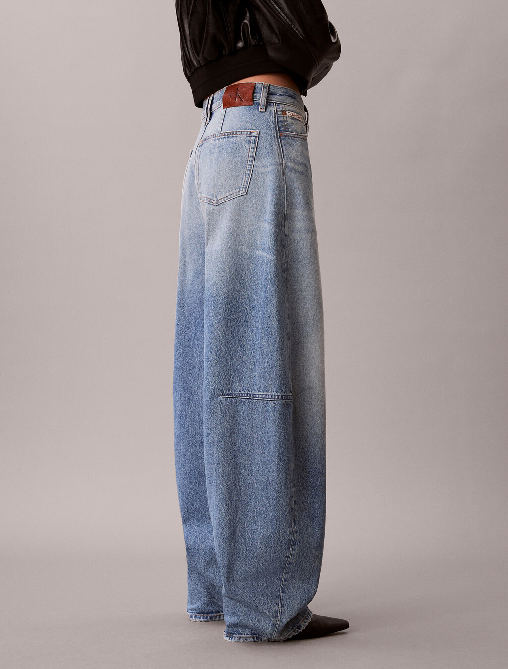 High Rise Barrel Jeans, TINTED GALAXY, hi-res