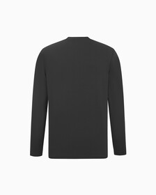 MONOGRAM LOGO LONG SLEEVE TEE, Ck Black, hi-res