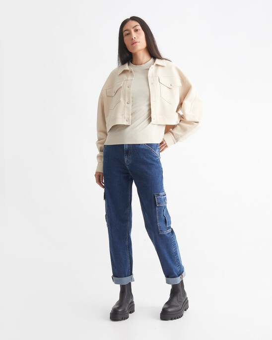 37.5 90S STRAIGHT CARGO JEANS