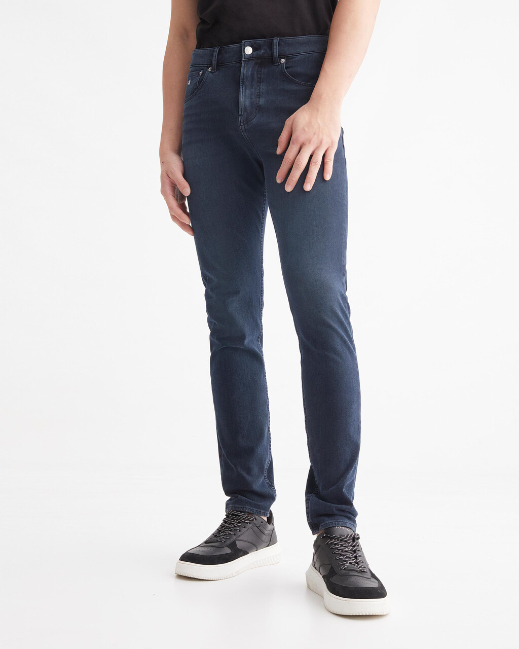 ULTIMATE STRETCH 緊身牛仔褲, Blue Black Back Embro, hi-res