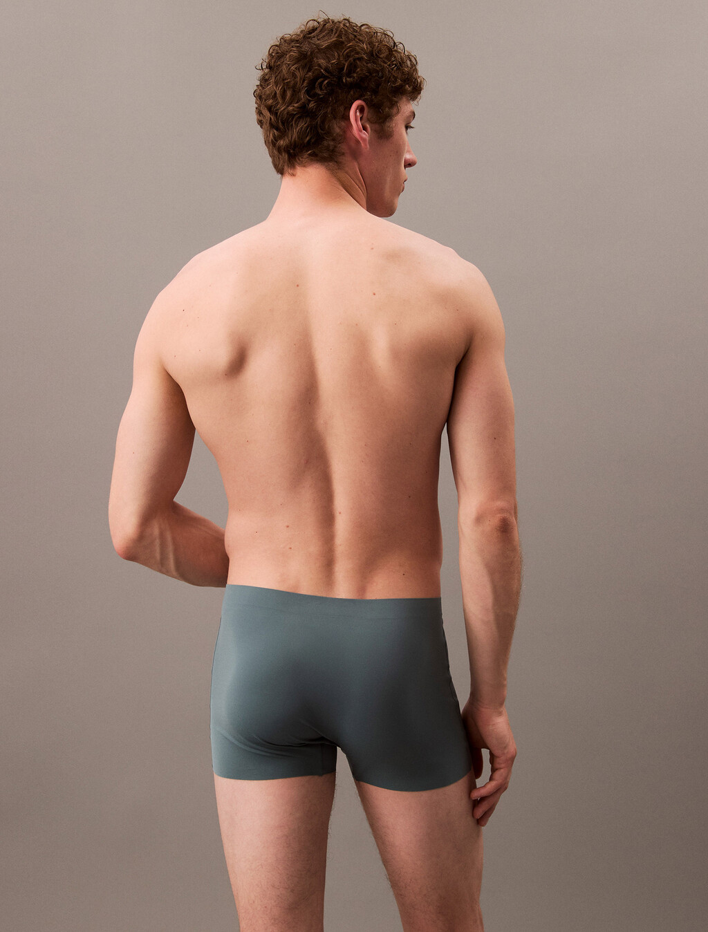 CK Black Bonded Low Rise Trunk, Blue Performance, hi-res