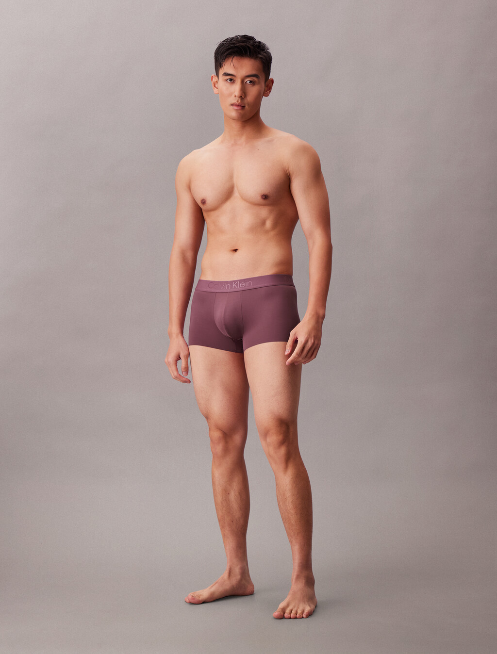 CK Black 超細纖維彈性低腰平口內褲, Berry Wild, hi-res