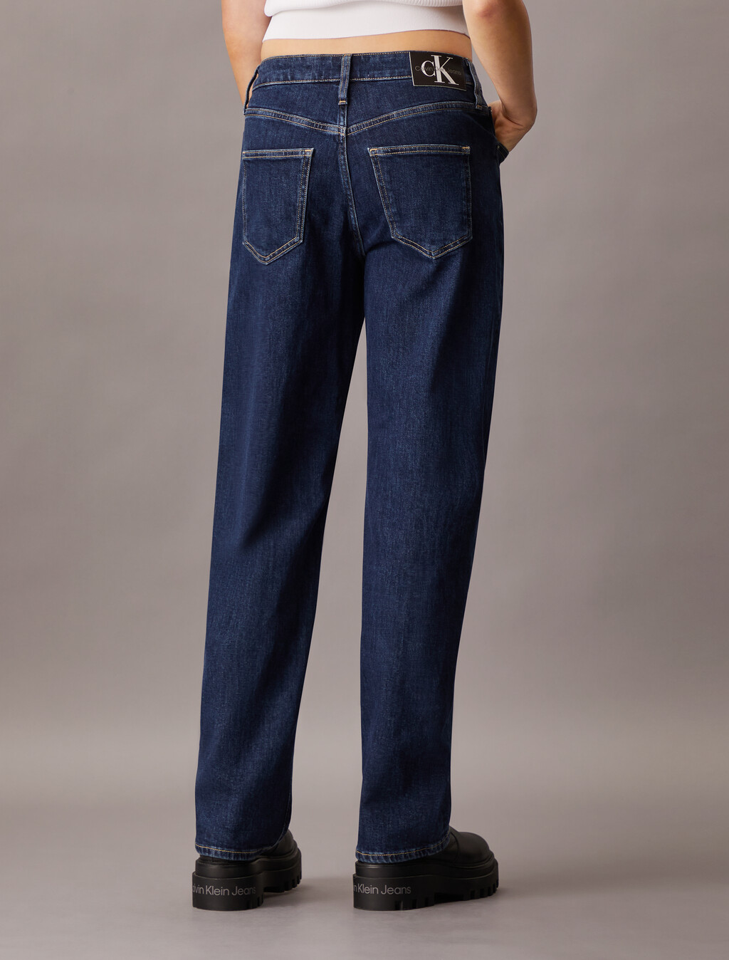 90 年代深色直筒牛仔褲, Denim Dark, hi-res