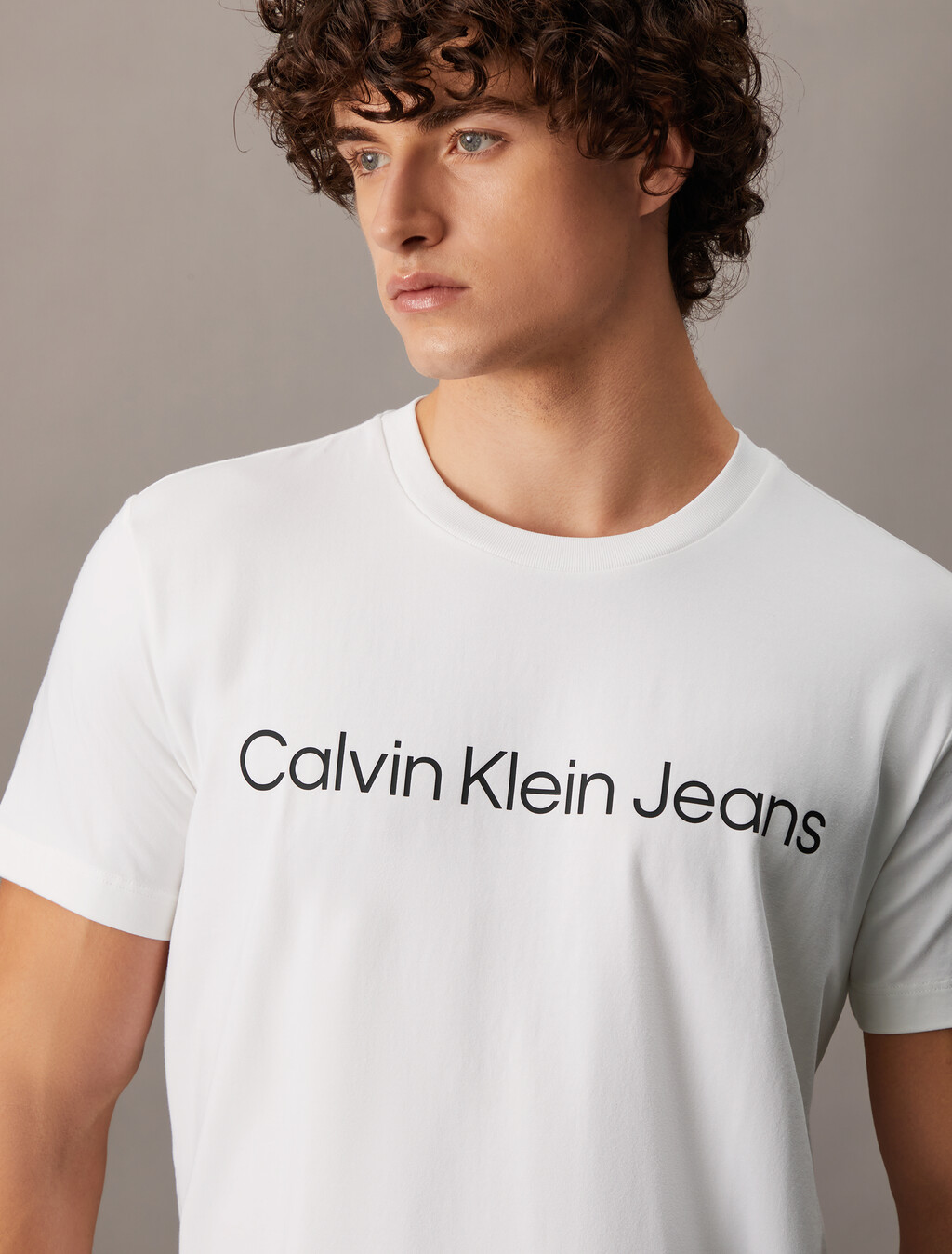 Institutional Logo Regular Short Sleeve Tee, Bright White, hi-res