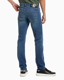 Core Vintage Wash Slim Jeans, Mid Blue, hi-res