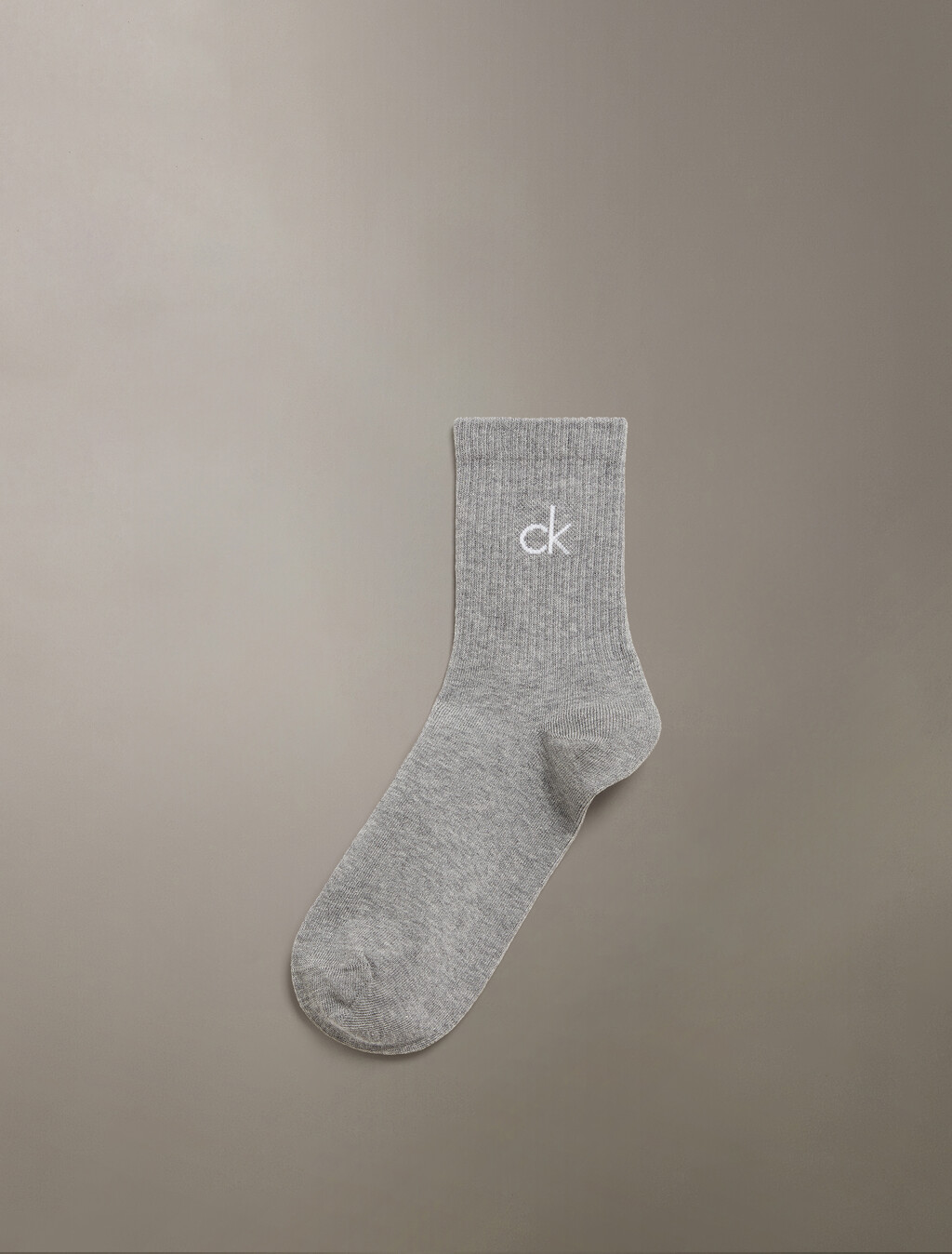 CK 標誌中筒襪, GREY HTR, hi-res