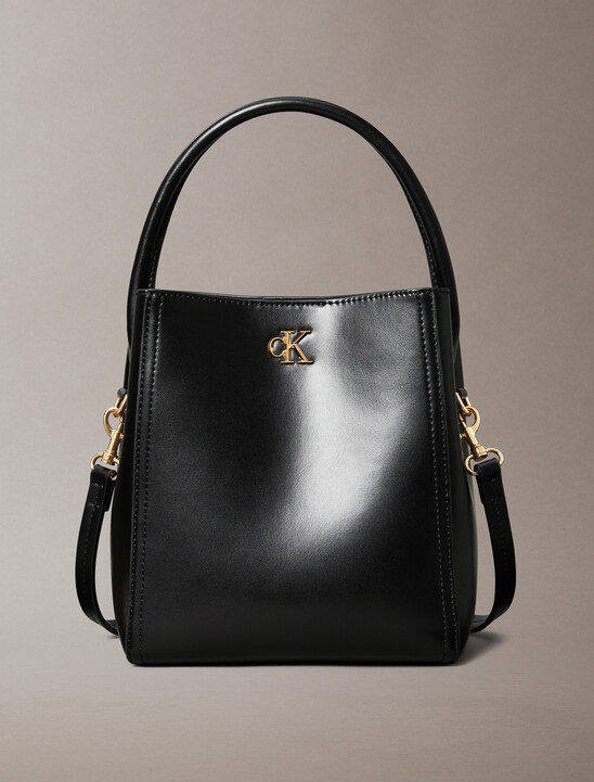 Monogram Logo Hardware Bucket Bag