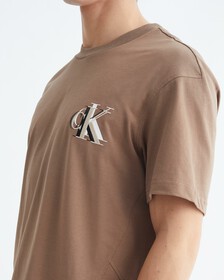 INFINITE COOL MONOGRAM 標準版型 T 裇, Shitake, hi-res