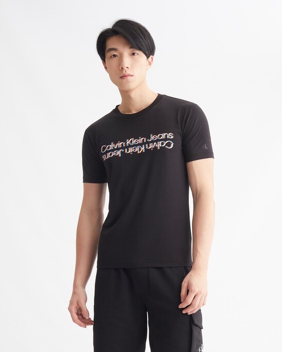 MOVEMENTS 毛刺標誌修身 T 裇