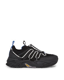 Vibramâ® Chunky Trainers, Black/Bright White/Lapis Blue, hi-res