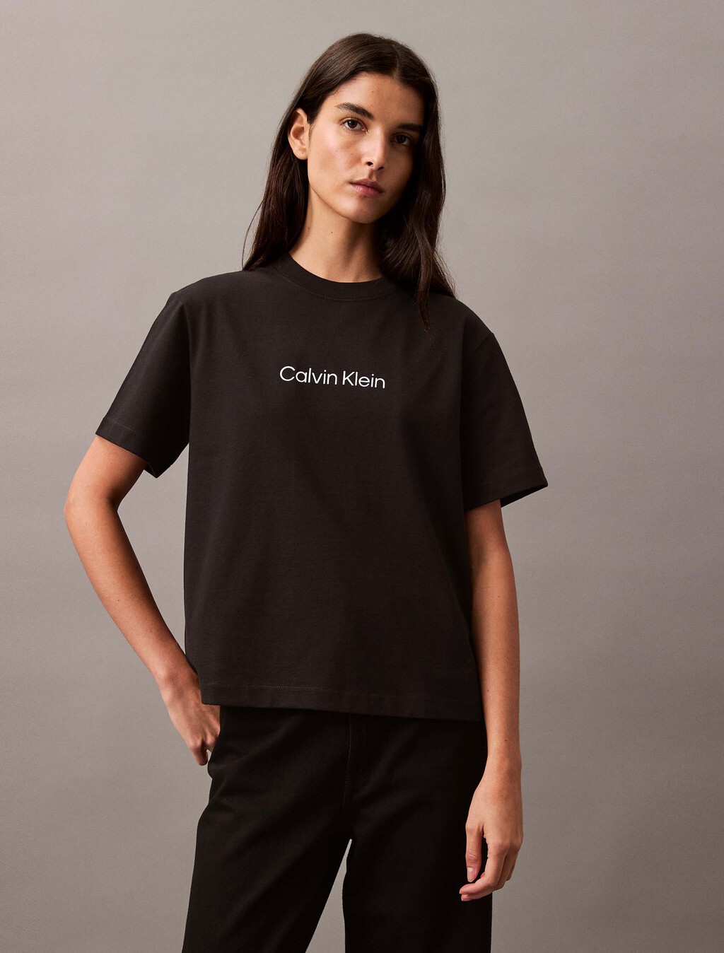 Hero Modern Boxy Tee, Black, hi-res