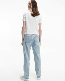 SHRUNKEN INSTITUTIONAL BABY TEE, Bright White, hi-res