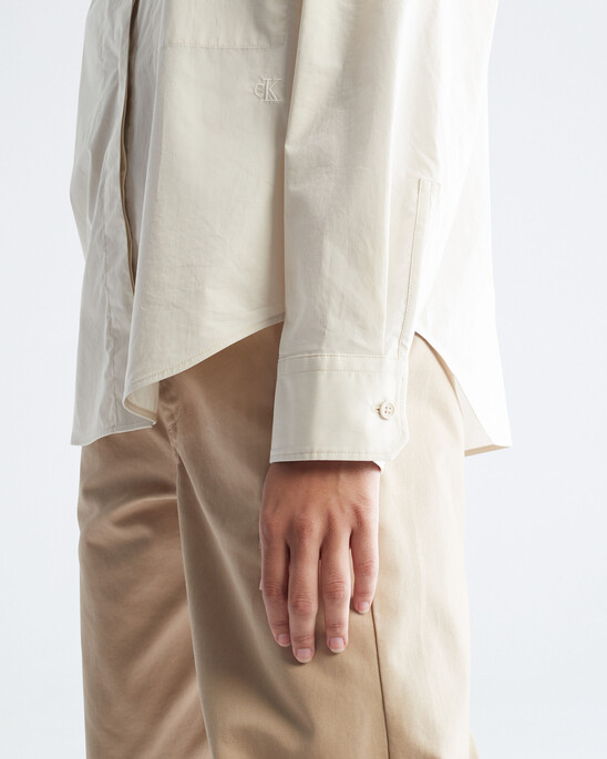 LONG SLEEVE POPLIN SHIRT