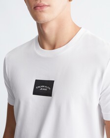 Modern Workwear Box Logo Tee, Bright White, hi-res