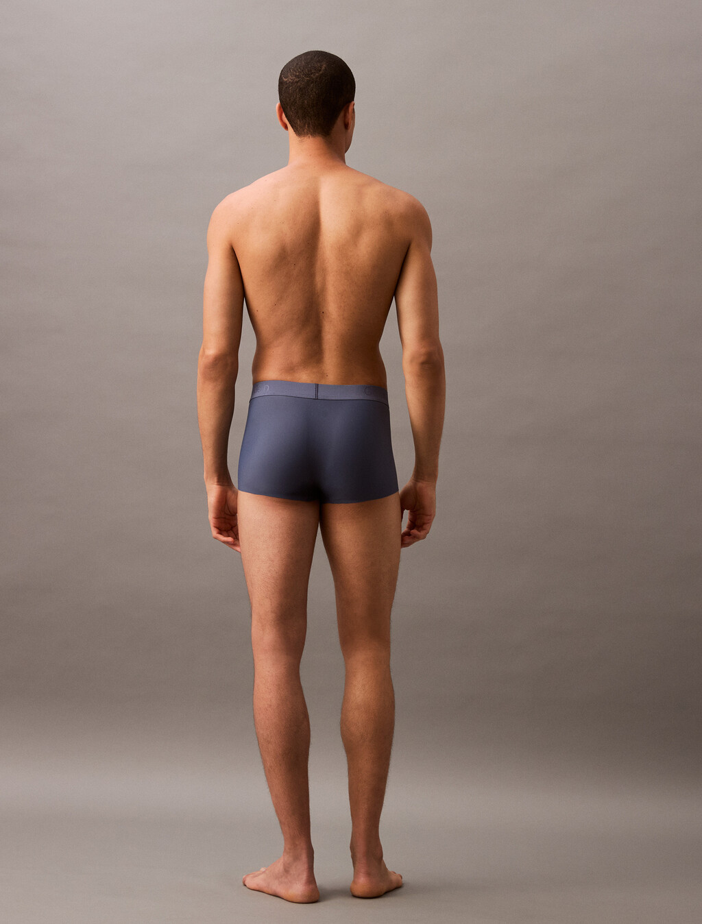 CK Black Low Rise Trunks, Bank Blue, hi-res
