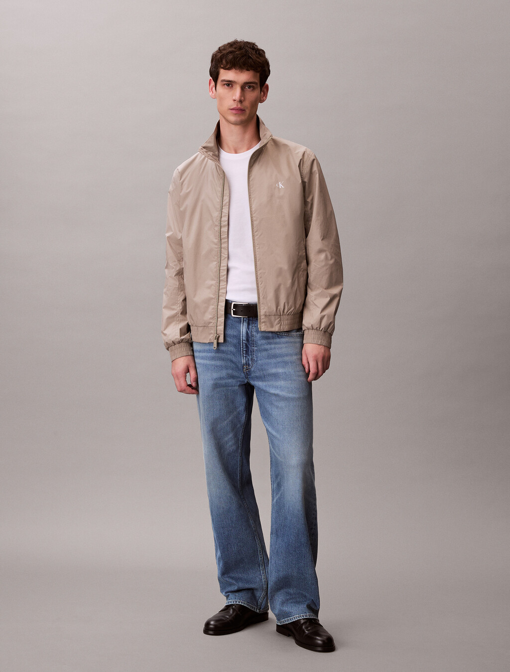 Technical Zip-Up Jacket, Vintage Khaki, hi-res