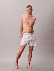 Cotton Poplin Boxers, 19471 TRAIL STRIPE+CLASSIC WHITE, hi-res