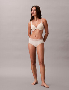 Perfectly Fit Lace Hipster, Bone White, hi-res