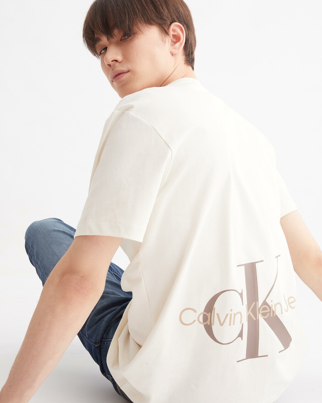 ARCHIVE NEUTRALS MONOGRAM T 裇, IVORY, hi-res