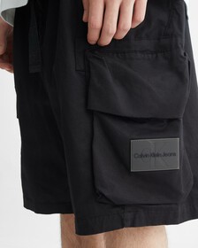 PREMIUM CAPSULE CARGO SHORTS, CK BLACK, hi-res