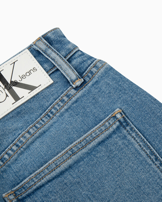 RECONSIDERED FRONT SPLIT MAXI DENIM SKIRT