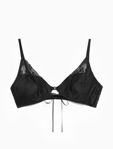 CK Black Bridal Lightly Lined Triangle Bra, Black, hi-res