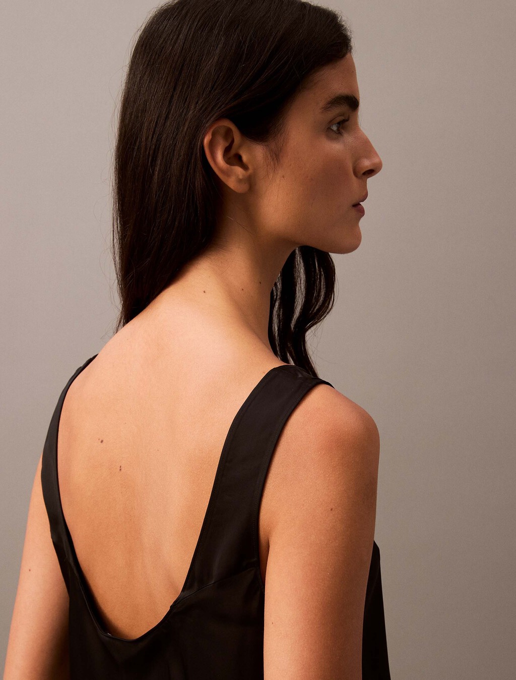 Viscose Tank Top, Black, hi-res