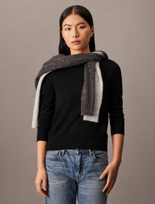 Tech Merino Crewneck Sweater, Black, hi-res