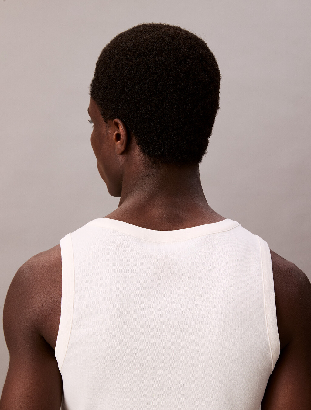 Cotton Silk Tank Top, Snow White, hi-res