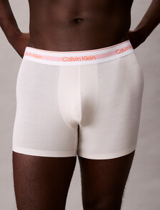 Icon Cotton Air Trunks, CHALK W/ ORANGE GLOW LOGO, hi-res